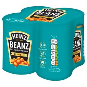 Cooking Sauces Gravy: Heinz Beanz 415g - 4 Pack