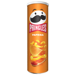 Crisps Snacks: Pringles Paprika 165g