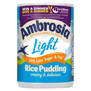 Desserts: Ambrosia Rice Pudding Low Fat 400g