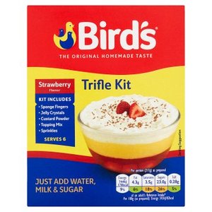 Desserts: Bird's Strawberry Flavour Trifle Kit 141g