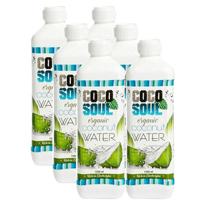 Drinks: Coco Soul Organic Coconut Water 1.25L - 6 Pack Deal