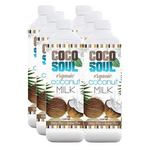 Drinks: Coco Soul Organic Coconut Milk 1.25L - 6 Pack Deal