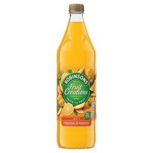 Drinks: Robinsons Fruit Creations Orange & Mango 1L