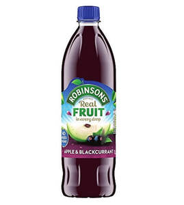 Drinks: Robinsons Apple & Blackcurrant 1L