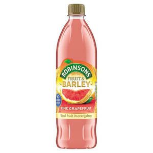 Drinks: Robinsons Fruit & Barley Pink Grapefruit Squash 1L