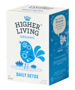 Hot Drinks: Higher Living Organic Daily Detox - 15 Tea Bags