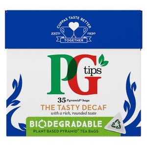 Hot Drinks: PG tips Decaffeinated 35 Tea Bags