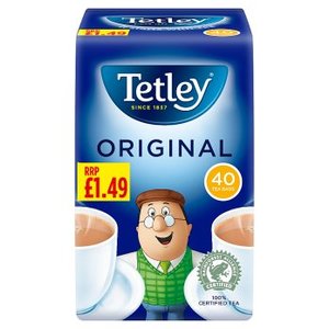 Hot Drinks: Tetley Original 40 Tea Bags