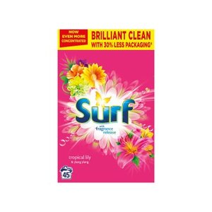 Laundry Hygiene Cleaning: Surf Tropical Lily & Ylang-Ylang Laundry Powder 2.25kg