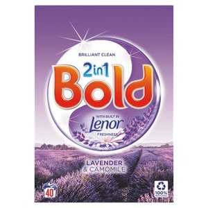 Laundry Hygiene Cleaning: Bold 2in1 Washing Powder Lavender & Camomile 40W 2.6kg