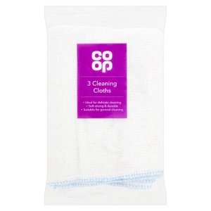 Laundry Hygiene Cleaning: Co-op 3 Cleaning Cloths