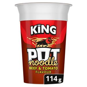 Pot Noodle King Beef & Tomato 114g