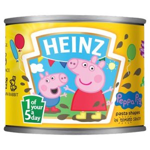 Pasta Rice Noodles: Heinz Peppa Pig Pasta Shapes in Tomato Sauce 205g