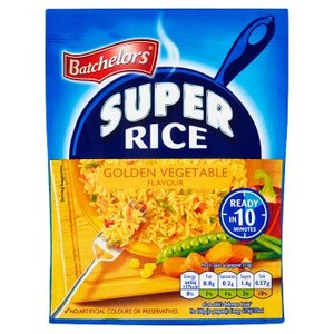 Pasta Rice Noodles: Batchelors Super Rice Golden Vegetable 90g
