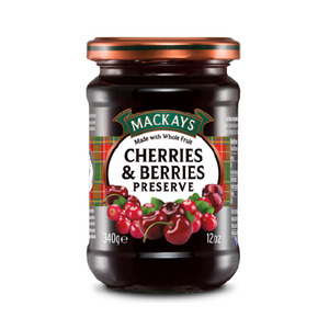 Mackay's Cherries & Berries Preserve 340g