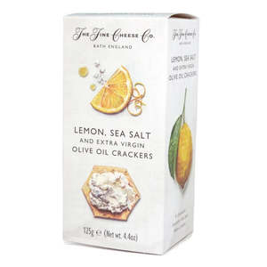 Top Picks This Month: The Fine Cheese Co Lemon, Sea Salt & Extra Virgin Olive Oil Crackers 100g