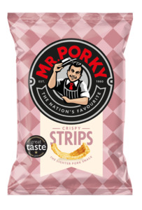 Mr Porky Pink Crispy Strips 35g