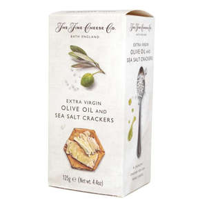 The Fine Cheese Co Extra Virgin Olive Oil & Sea Salt Crackers 100g