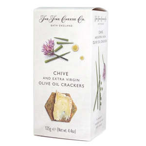 Huge Restock: The Fine Cheese Co Chive & Extra Virgin Olive Oil Crackers 100g