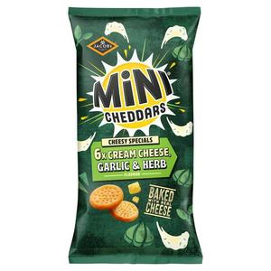 Clearance: Jacob's Mini Cheddars Cream Cheese & Garlic 23g - 6 Pack