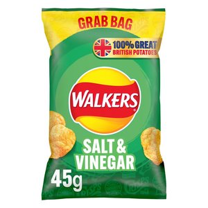 Walkers Crisps Salt & Vinegar 45g
