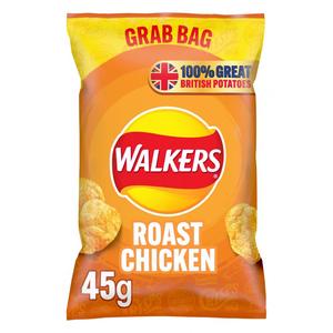 Eligible For Discount: Walkers Crisps Roast Chicken 45g