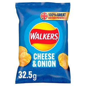 Eligible For Discount: Walkers Crisps Cheese & Onion 32.5g