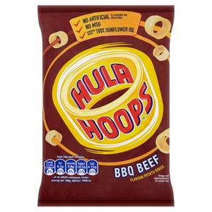 Eligible For Discount: Hula Hoops BBQ Beef Potato Rings 34g