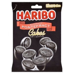 Haribo: Haribo Liquorice Pontefract Cakes 160g