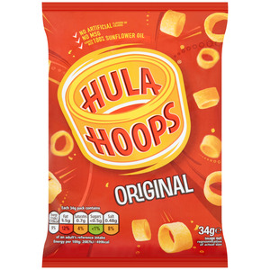 Hula Hoops Original Potato Rings 34g