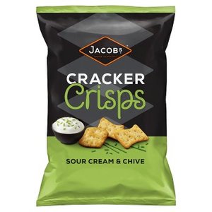 Jacobs: Jacob's Cracker Crisps Sour Cream & Chive Snacks 150g