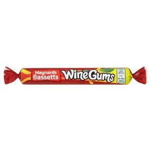 Maynards: Maynards Bassetts Wine Gums Sweets Roll 52g