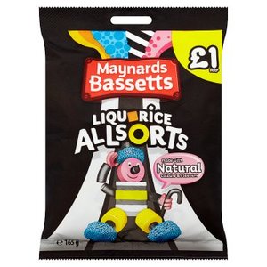Maynards Bassetts Liquorice Allsorts 165g