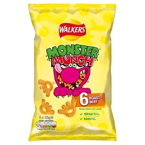 Monster Munch: Monster Munch Roast Beef 20g - 6 Pack