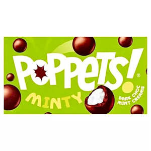 Paynes: Poppets Dark Choc Coated Mint Creams 40g