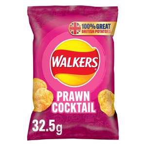 Walkers: Walkers Prawn Cocktail Crisps 32.5g