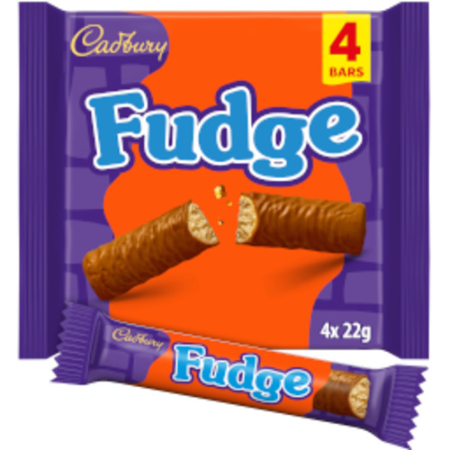 Confectionery: Cadbury Fudge 4 Pack