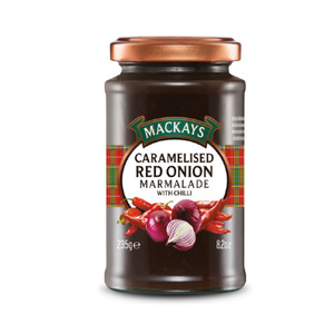 Spreads Jams Marmalade: Mackay's Caramalised Red Onion & Chilli Marmalade 225g