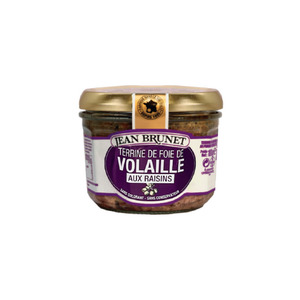 Spreads Jams Marmalade: Jean Brunet Chicken Liver Confit with Raisin Pate 180g