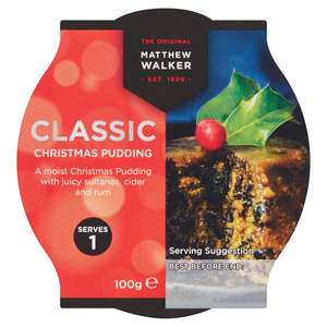Top Picks This Month: Matthew Walker Classic Christmas Pudding 100g
