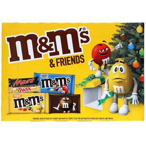 Clearance: M&M's & Friends Medium Christmas Selection Box 137g