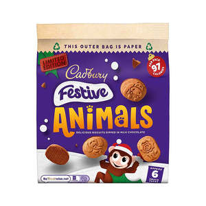 Cadbury Festive Animals 6 Pack 19.8g
