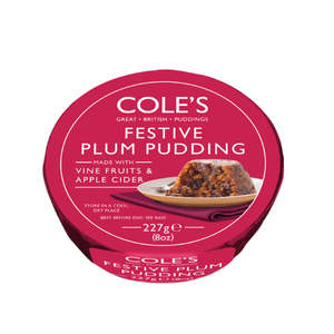 Cole's Festive Plum Pudding 227g