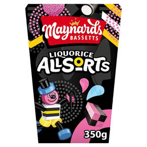 Maynards Bassetts Liquorice Allsorts 350g