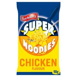 Pasta Rice Noodles: Batchelors Super Noodles Chicken 90g