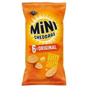 Top Picks This Month: Jacob's Mini Cheddars Original 23g - 6 Pack
