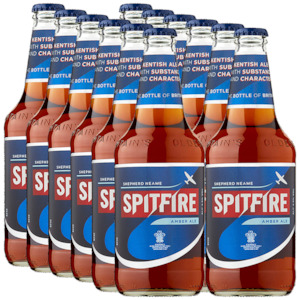 Ale: Shepherd Neame Spitfire Amber Ale 4.5% 500ml - 12 Pack