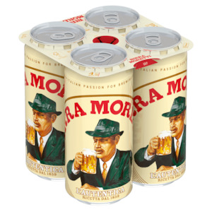 Birra Moretti Can 440ml - 4 Pack