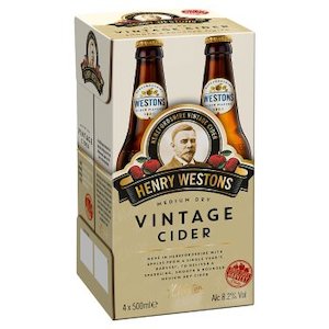 Cider: Henry Weston Vintage Cider 500ml - 4 Pack