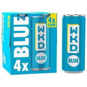 Rtd: WKD Blue Alcoholic Ready to Drink Cans Multipack 250ml - 4 Pack